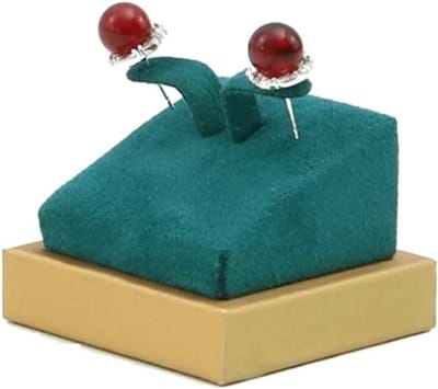 Sieraden Organizer - Opbergdoos - Sieraden Presenteren - Fluwelen Materiaal - Vierkant - Smaragd