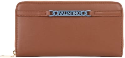 VALENTINO portemonnee Ebe Zip Around Wallet Cuoio / Avio bruine