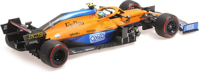 McLaren F1 Team MCL35M #4 (Lando Norris) Pole Position Russian GP 2021 - 1:18 - Minichamps