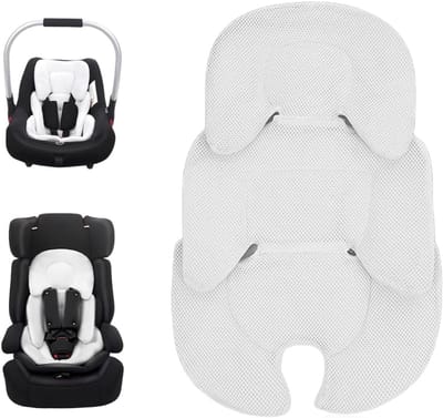 Verkleiner voor kinderwagen en autostoel, comfortabel en ademend, ideaal voor baby's ondersteuning en veiligheid
