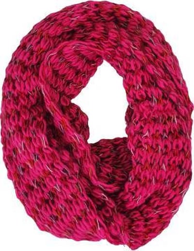 Loop Sjaal OLGA - Roze - Dames - Acryl / Polyester - Sjaal dames - Sjaal dames winter - Sjaaltjes voor vrouwen - Sjaal meisje -  Sjaals