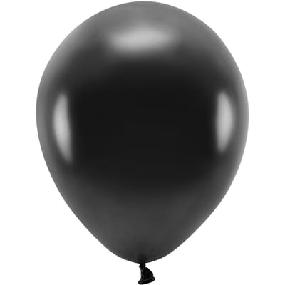 Party ballonnen - biologisch afbreekbaar - 300x - zwart - milieuvriendelijke feestversiering