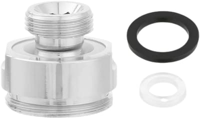 Dailygoods - Kraanadapter - Verstelbare draaibare beluchter - 14 mm - Messing - Tuinslang connector - Geschikt voor tuin gebruik - Hoogwaardig materiaal