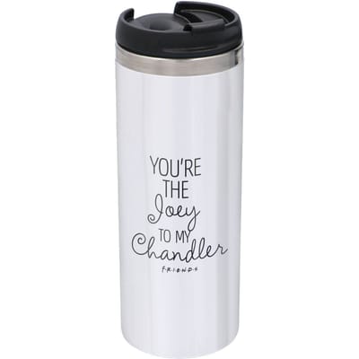 Friends You're The Joey To My Chandler Stainless Steel Thermo Travel Mug - Metallic Finish