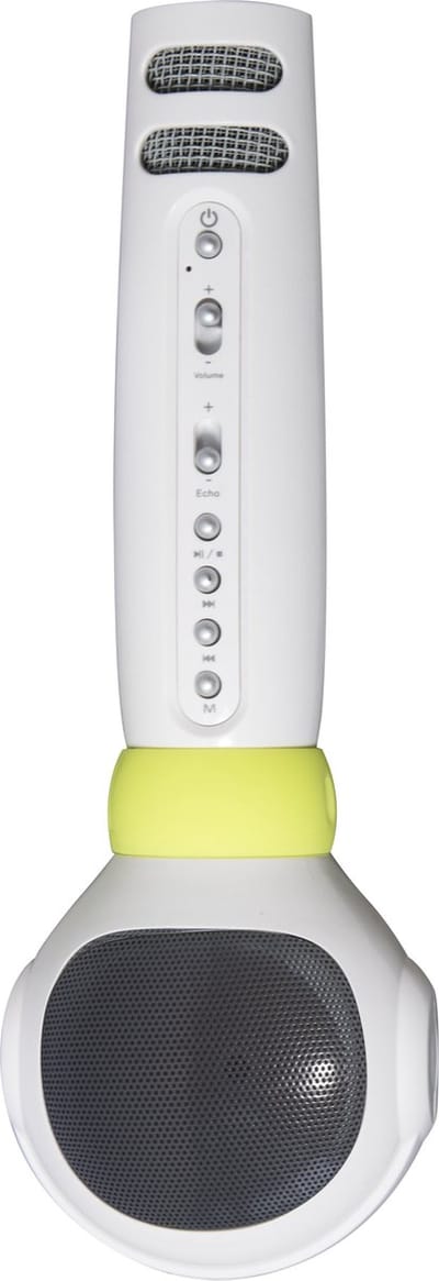 MusicMan BT-X36 Wit, Geel Karaokemicrofoon
