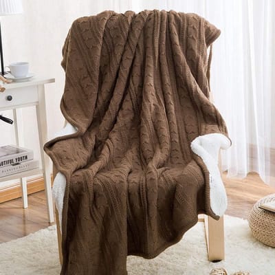 fleece werpdekens Reisformaat - Superzachte donzige warme stevige bedspreien voor bank Microfiber deken -10_180cmX200cm