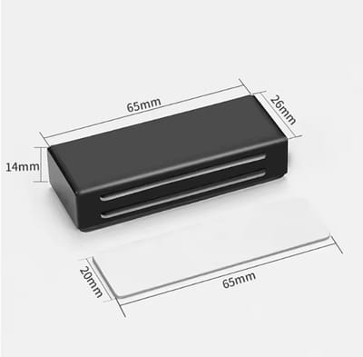 Actie4you® - Zelfklevende magnetische deuringang - Magnetische sluiting kast - Geschikt voor sterke magneten - Geen gaten boren nodig - Magneten die op kastdeuren kunnen worden geplakt – Deurmagneten - 6,5 cm – 1 STUK – Zwart