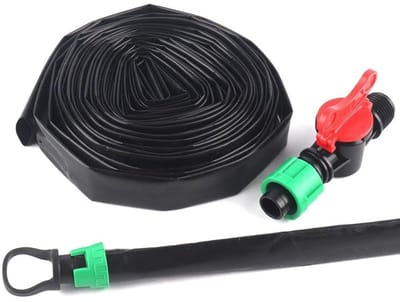 Druppelslang Kit - Tuin irrigatie - Planten water geven - Flexibel en duurzaam - 5 meter - Zwart