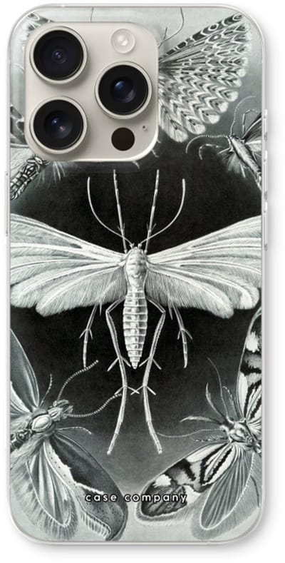Case Company® - Hoesje geschikt voor iPhone 16 Pro hoesje - Haeckel Tineida - Soft Cover Telefoonhoesje - Bescherming aan alle Kanten en Schermrand