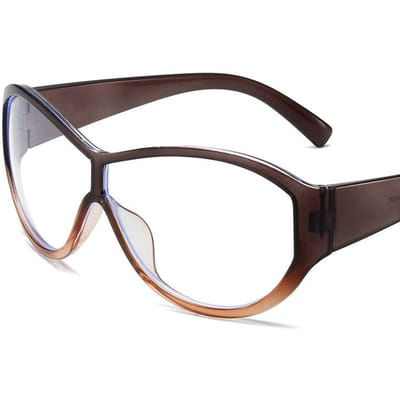 Lunettes de soleil surdimensionnées Y2k Pour Dames Pour Hommes Lunettes de soleil vintage de créateur de luxe Masque de sport Punk populaire Lunettes d'extérieur UV400 As the picture