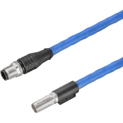 Weidmüller 2451130100 Sensor/actuator dataconnector, geassembleerd Aantal polen (sensoren): 8 Stekker, recht 1.00 m 1 stuk(s)