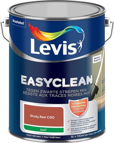 Levis - Easyclean Tegen Zwarte Strepen Mix - Shady Red C50 - Mengverf - 5 L