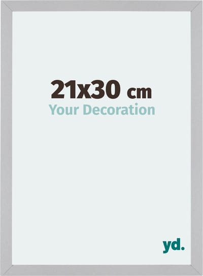 Your Decoration - Fotolijst 21x30 cm - MDF - Zilver Mat - Mura