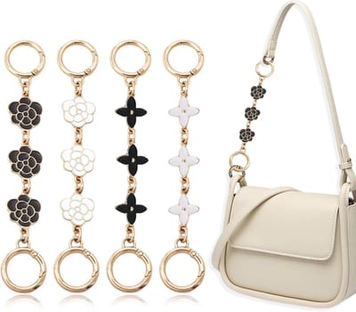 4 Stuks Tas Ketting Verlenging, 2 Stijlen Verstelbare Ketting voor Schouder- en Crossbodytassen, Gouden Accessoires voor Mode en Stijl
