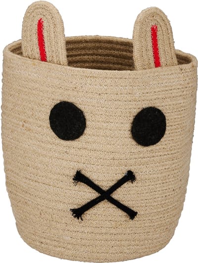 Arti Casa Opbergmandje - Dierenmand Ø27cm - Speelgoedmand - Mandje voor Speel- en Kinderkamer