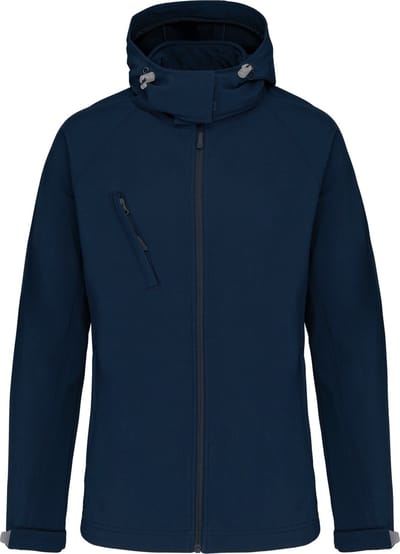 Kariban Dames softshell jas met afneembare capuchon K414 - Navy - M
