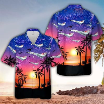 Zomerhemd, Europees en Amerikaans Strand, Hawaï 3D Strandprint Korte Mouwen Shirt 4XL blue
