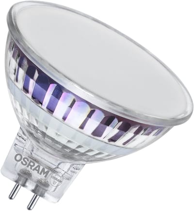 OSRAM LED Spotlamp Star MR16 3,3W 827, 2700K warm wit, GU5.3, 120°, 396 lm, laagspanning, kwikvrij