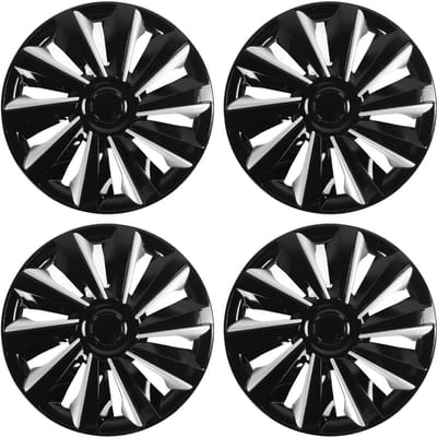 Dailygoods- Wieldeksels 15 inch - Set van 4 - Impactbestendig - Duurzaam ABS - Eenvoudige snap-on installatie - Bescherming tegen vuil en schade - Wielcovers