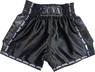 Joya Camo V2 Fightshort - Kickboksbroekje - Zwart/Zwart (Beschikbaar in verschillende maten)