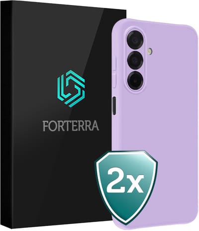 Hoesje 2 Stuks - Geschikt voor Samsung Galaxy A26 - Sterk & Shockproof - Back Cover - Case Siliconen - Telefoon Hoes - Lila