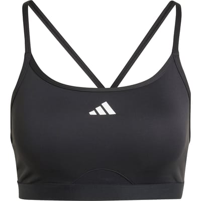 adidas Performance Aeroreact Training 3-Stripes Beha - Dames - Zwart