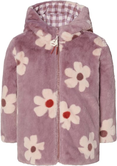 Noppies Jas Norden - Reversible - Floral Pattern Purple - Maat 92