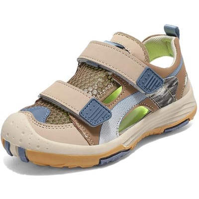 Ademende Sportsandalen Zomersandalen voor Jongens Casual Strandschoen Comfortabele Zachte Zool Kinderschoenen Mode Antislip Sandalias 35 beige