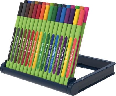 Schneider fineliner - Line-Up - lijnbreedte 0,4mm - assorti 32 stuks incl. 2x gratis Line-Up touch - S-191091