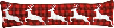 Vervaco - Kruissteektochtmat kit - Kerst - Springende rendieren - PN-0145590 - Borduren - Borduurpakket - Borduurpakket volwassenen - Borduurpakket kind