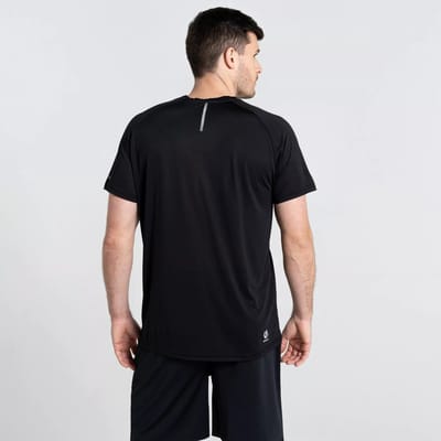 Dare 2B Heren Versnellen Lichtgewicht T-shirt (Zwart)