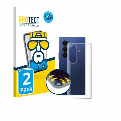 BROTECT - Screenprotector voor Samsung Galaxy Z Fold 7 (Achterkant) - Folie Beschermfolie transparant volledig dekking - 2 Stuks