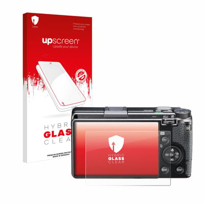 upscreen - Screenprotector voor Ricoh GR III HDF - Folie Beschermfolie Beschermglas transparant