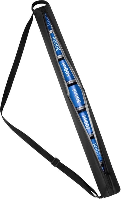 Koeltas voor golf - ideaal voor picknick en strand - geschikt voor 7 blikjes - blauw - waterafstotend