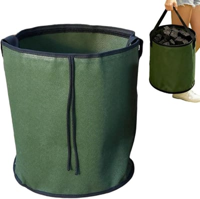 Houtskool Opslag - Pellets Houder - Buiten Grillen - Brandwerende Bescherming - 35 x 30 x 30 cm - Zwart