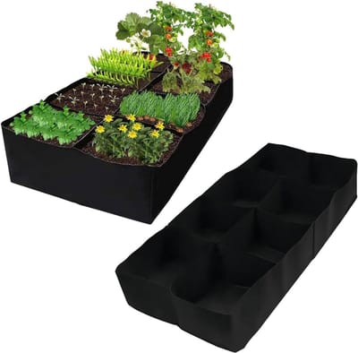 Swiphi® Moestuinbakken - Bakken voor Moestuin - Plantentafel - 180x90x30cm - Zwart