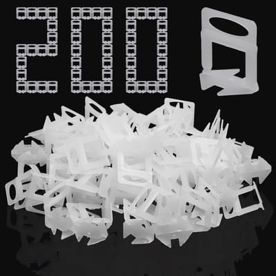 200 stuks zelfnivellerende kruising voor tegelplaatsing - 2 mm afstandsverspringing - Nauwkeurige nivellering en verhoogde efficiëntie