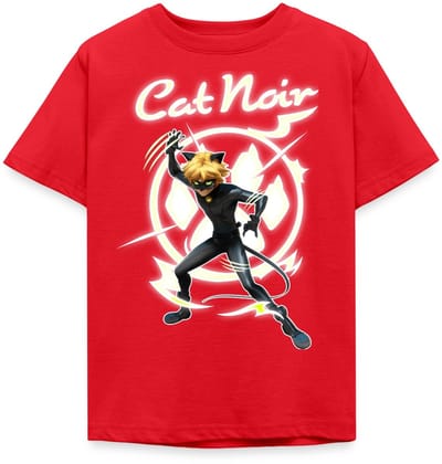 Miraculous Cat Noir Adrien Superheld T-Shirt Kinderen