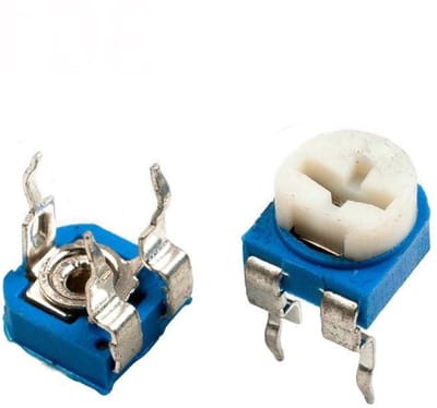 Trimmer Potentiometers - Verstelbare Weerstand - Elektronica Reparatie - Horizontaal Model - 100KR 3 Aansluitingen - Niet Van Toepassing