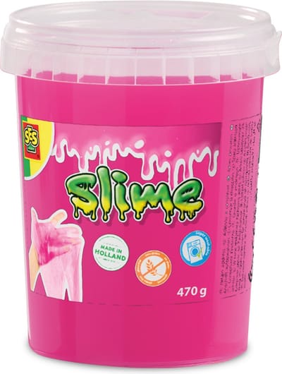 SES Creative - Slime Neon Roze - Slijm Speelgoed - Spelen met slijm – Glutenvrij – Veilig voor Kinderen – 470g