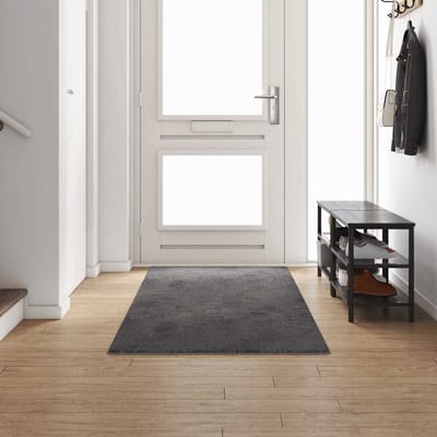 vidaXL Tapijt Loper Grijs 100 x 300 cm 100% Polypropylene Tuft