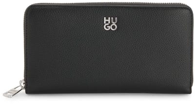 HUGO portemonnee Chris 2.0 Zip Around Wallet Black zwart