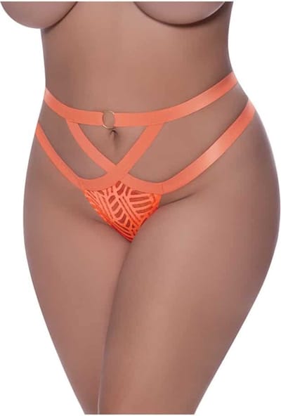 Magic Silk - Exposed P406ORA2XL - Cheeky Panty Queen Size