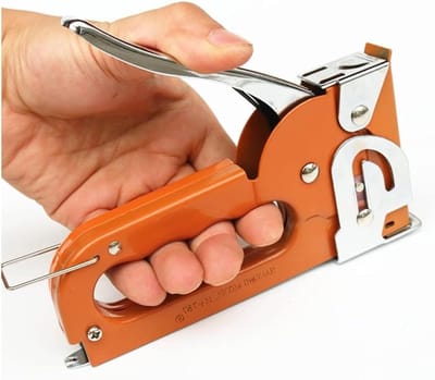 Robuuste nietmachine - Handmatige nietmachine - Hout en boeken nieten - Niet tot 20 vellen - 200 g - Zwart