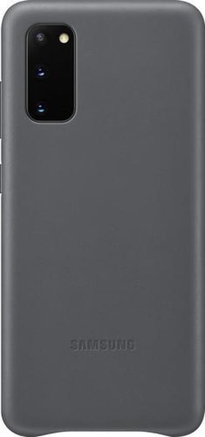 Samsung Leather Cover - Samsung Galaxy S20 - Lichtgrijs