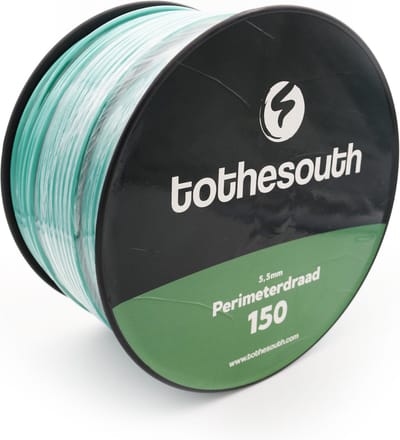 To the South® 5.5mm perimeterdraad (PRO) geschikt voor alle ECOVACS Robotmaaiers - dubbel geïsoleerd - 150 meter
