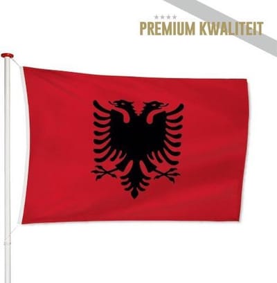 Albanese Vlag Albanië 100x150cm