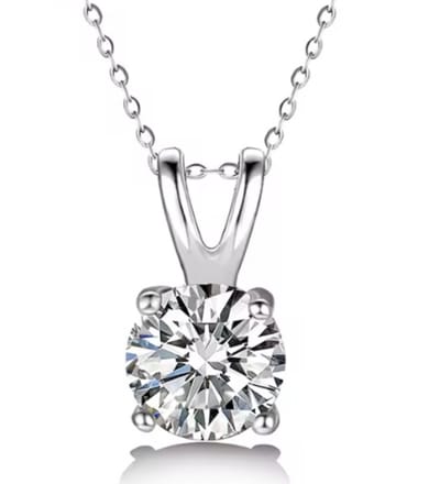 Zilver-Ketting- Zirkonia- 45 cm- Charme Bijoux