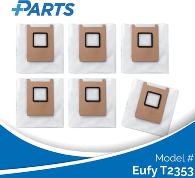 Eufy T2353 Stofzakken (6 Stuks, Plus.Parts® alternatief voor T29YQA20)