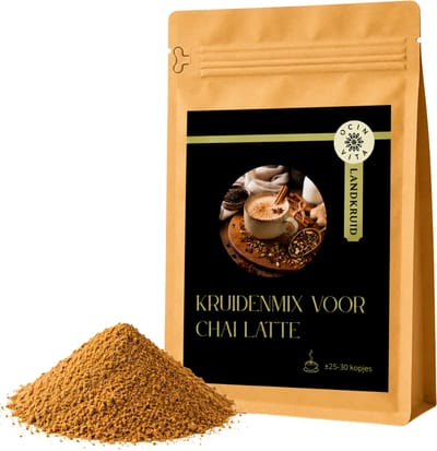 Chai Latte Kruidenmix 100g – Kruiden voor Zelf Chai Latte Maken – Met Kaneel, Kardemom & Gember – Ocin Vita